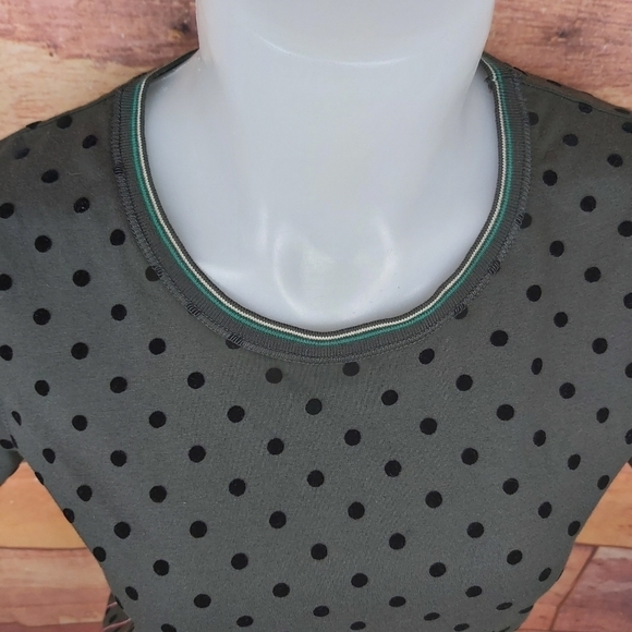 𝅺Velvet polka dot shirt size XS - Picture 4 of 8